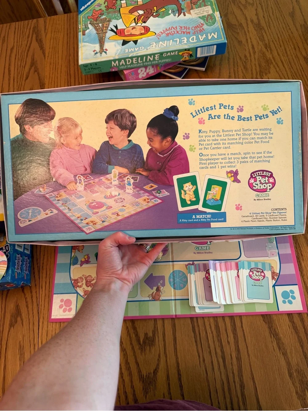 Littlest Pet Shop: A Fun Matching Game - COMPLETE Milton Bradley 1993 BAD BOX
